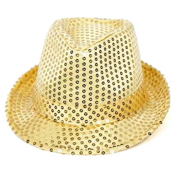 Paillet hat, unisex, diskoudstyr, diskotilbehør, karneval, kostume, temafest, temafest