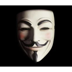 3-Pak Anonymous Maske - Guy Fawkes / V for Vendetta White