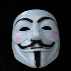 3-Pak Anonymous Maske - Guy Fawkes / V for Vendetta White