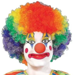 5-pak Clownskostume Sæt Clown Paryk Næse Vest Til Cheer Cosplay Fester Karnevaler Klæd Ud