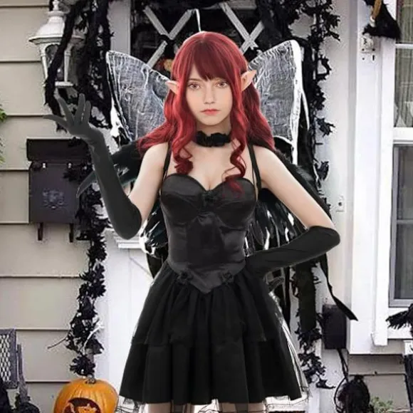 9-pak Halloween - Elverører / Elverører / Falske ører / Falske ører
