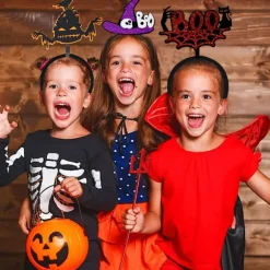 3-pak Halloween pandebånd dekoration rekvisitter bar fest dekoration forsyninger Halloween pandebånd hovedbeklædning (FF stil)
