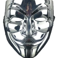 4-pak Halloween V for Vendetta Maskesæt, Anonyme masker, Fest, World Book Week, Halloween Kit