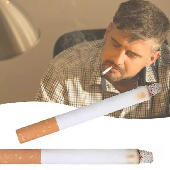 2-pak Realistiske falske cigaretter til sceneshow, practical jokes og Halloween-kostume rekvisitter (LGL) B