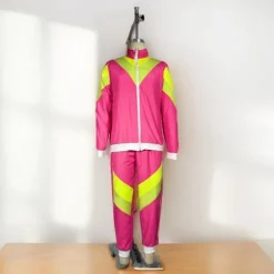 Par Hippie-kostumer til kvinder og mænd Halloween Vintage 70'er 80'er Rock Disco Cosplay-tøj Diskotøj Hippie-kostume L L Pink