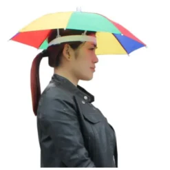 Paraplyhat, multifarvet