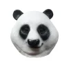 Party Halloween Kostume Party Panda Dyrehoved Latex Maske
