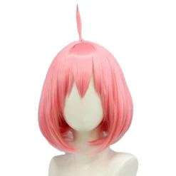 Paryk Ania cos paryk Ania Fujie kort hår simulation hovedbund pink, CJY
