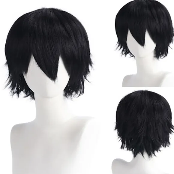 paryk Anime Herre Cosplay Kort Paryk 30CM (KR301)