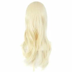 Paryk Anime lang krøllet paryk 70CM (Lys Blond)