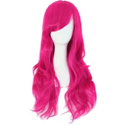 Paryk Anime lang krøllet paryk 70CM (Peachblow)