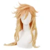 Paryk Demon Slayer Cosplay Douma Gradient Krøllet Hår Kvinder Syntetiske Parykker Mænd Karneval Party Cosplay Anime Tilbehør
