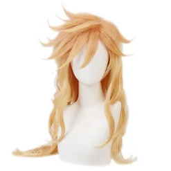 Paryk Demon Slayer Paryk Cosplay Douma Gradueret Krøllet Hår Kvinder Syntetiske Parykker Mænd Karnevalsfest Cosplay Anime TilbehørCJY