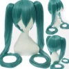 Paryk Hatsune Miku Paryk 120CM (mørkegrøn)