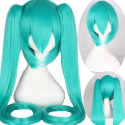Paryk Hatsune Miku Paryk 120CM (lysegrøn)
