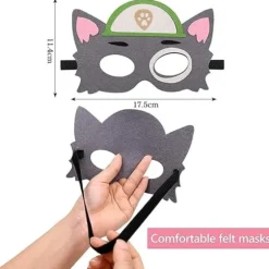 Paw Patrol Hunde Legetøj, Filt Maske, Børne Dyremaske, Hvalpe Festmasker