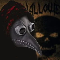 Pestdoktor Maske Halloween Fuglemaske Retro Nitter Steampunk Latex Maske-FM-