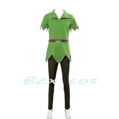 Peter Pan Cosplay Anime Kostume Grøn Elveruniform Kjoler Drenge Piger Halloween Karneval Kostume Fancy Dress Suit Mænd -a XXL Men
