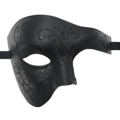 Phantom of The Opera Maskerade Maske Halvt Ansigt Venetiansk Mardi Gras Festmaske