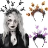 Pieces Halloween Hårbøjler, Halloween Hårbøjle, Halloween Hårtilbehør Halloween Festtilbehør til Piger og Kvinder, Halloween Udklædning