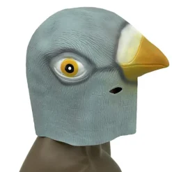 Pigeon Mask Animal Headwear Skræmmende Cosplay Rekvisitter til Halloween