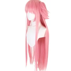 Pink Cosplay Paryk - 80cm Lang, Højtemperaturfiber, Perfekt til Anime & Fester