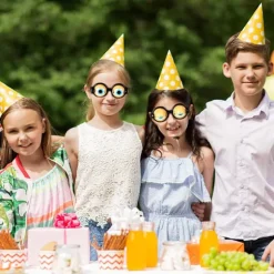 (Pink) Crazy Eyes - Sjove briller, kreative festbriller, kreative børnebriller