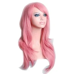 Pink Paryk 70cm Cosplay Kostume pink - Perfet pink