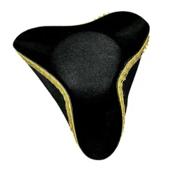 Pirat hat med guldkant til Halloween sceneoptrædener, Captain Jack hat