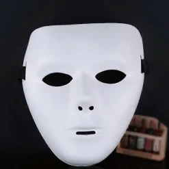Plastik Fuld Ansigt Jabbawockeez Danse Crew Kostume Maske Fest Halloween Rekvisitter Ny (FMY) 15x18cm Luminous