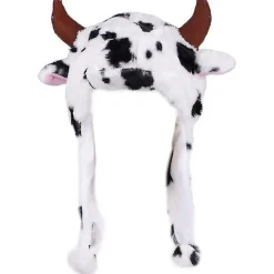 Plys Hat Plysdyr Legetøj Hue Med Fleece Foring Hals Varmer Fest Kostume（9）