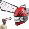 (pow yeah!) Anime Chainsaw Man Cosplay Horror Latex Maske Halloween Blodig Pochita Denji Skræmmende Hjelm Hovedbeklædning Maskeradefest Kostume Rekvisitter | Fyndiq