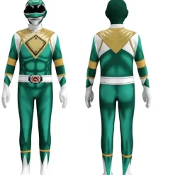 Power Ranger-kostumer til børn og voksne, cosplay-festkostume, Halloween-fødselsdagsgave blue-FF- blue 120