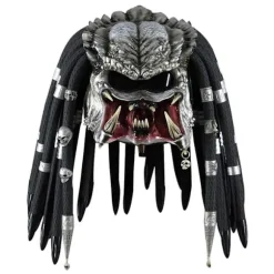 Predator Maske forfærdelig alien cosplay hjelm maske fuld latex hovedmaske film titel kostume tilbehør til Halloween-Perfekt