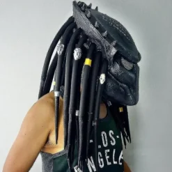 Predator Replika Maske Latex Maske Halloween Kostume Prop Sen