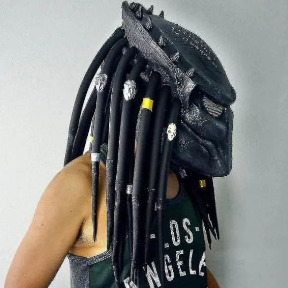 Predator Replika Maske Latex Maske Halloween Kostume Prop Sen