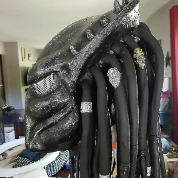 Predator Replika Maske Latex Maske Halloween Kostume Prop Sen