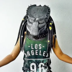 Predator Replika Maske Latex Maske Halloween Kostume Prop Sen