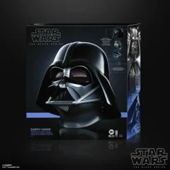 Premium elektronisk Darth Vader-hjelm, lydeffekter, cosplay-artikel, fra 14 år, Star Wars The Black Series Svart