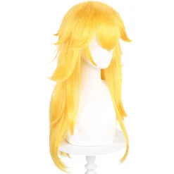 Princess Peach Paryk til Piger Cosplay Halloween Kostume{xh}