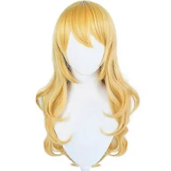 Prinsesse Peach Paryk 2026 Halloween Cosplay til Børn Piger Fødselsdagsfest Fancy[HK]