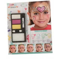 Prinsesse perle makeup sæt til piger - Hvid - Rosa - Gul