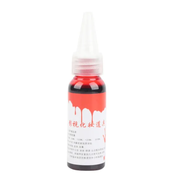 Professionel 30 ml Fake Blod Halloween Zombie Sår Ar Makeup