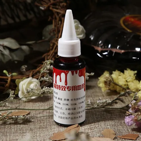 Professionel 30 ml Fake Blod Halloween Zombie Sår Ar Makeup