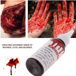 Professionel 30 ml Fake Blod Halloween Zombie Sår Ar Makeup