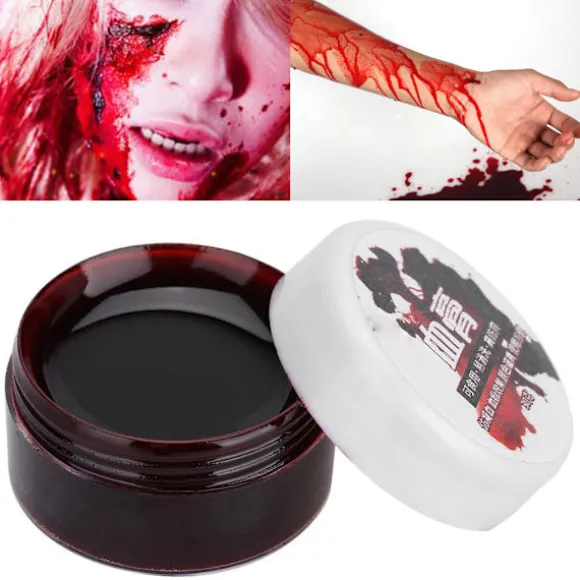 Professionel Ansigts- og Kropsmaling Olie Falsk Blod Gel Vampyr Ar Halloween Blå Mærker 30ml