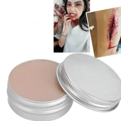 Professionel Halloween Falsk Sår Ar Voks Makeup 01