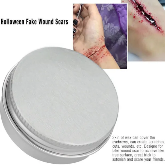 Professionel Halloween Falsk Sår Ar Voks Makeup 01