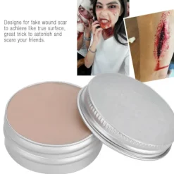 Professionel Halloween Falsk Sår Ar Voks Makeup 01