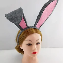 Påske Lang Bunny Ører Pandebånd Elskelig Kanin Dyr Cosplay Plys Hår Bøjle Bandana Ferie Fest Hår Tilbehør